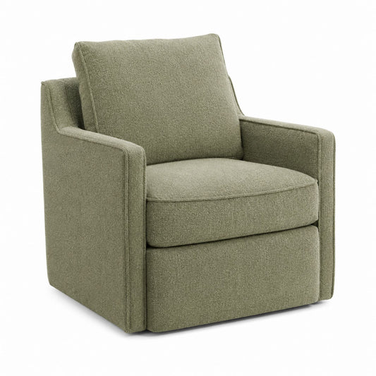 Swivel Armchair Fabric Green 81 cm x 79 cm x 84 cm